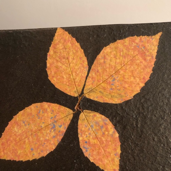 NWOT Stoneware clay “Petrified Forrest ” Tile Art - Picture 3 of 9